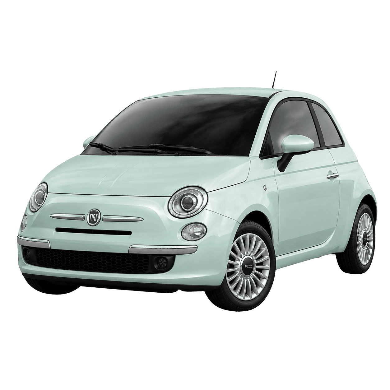 Fiat 500 compact hire car for easy local driving in Basingstoke